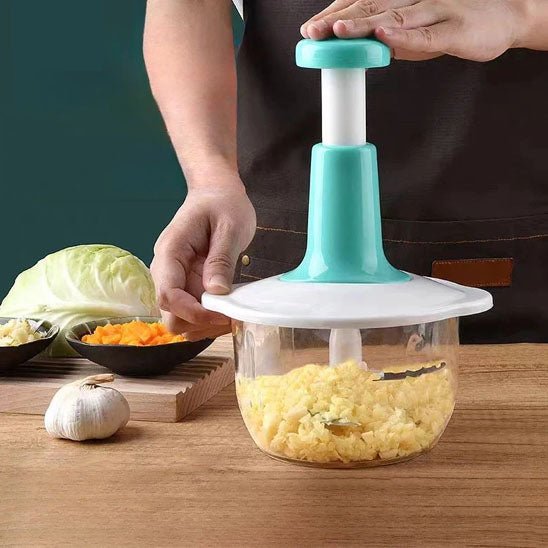 Mini hachoir | Piston manuel - Spatule&Mandoline