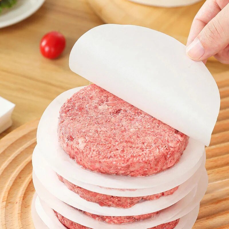 GrillMasterSheet™ - Papiers séparateurs de burgers - 100 pcs - Spatule&Mandoline
