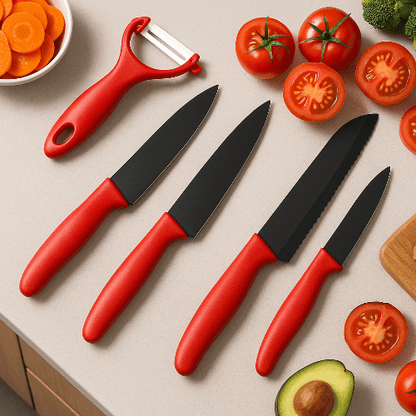 Couteau céramique | Lame noire - Ens. Artisan - Spatule&Mandoline