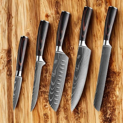 Couteau pour cuisine | Ens. Professionel - Spatule&Mandoline