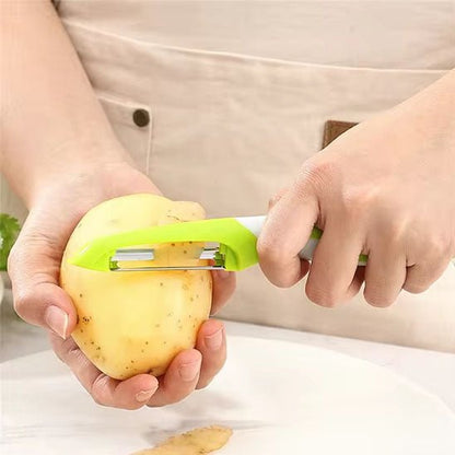 ECONOME LEGUME | Économe - éplucheur 3en1 - Spatule&Mandoline