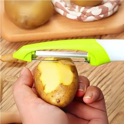 ECONOME LEGUME | Économe - éplucheur 3en1 - Spatule&Mandoline