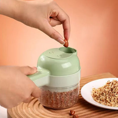 Hachoir électrique | Mini 5en1 - Spatule&Mandoline