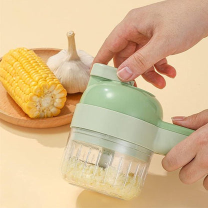 Hachoir électrique | Mini 5en1 - Spatule&Mandoline