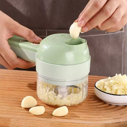 Hachoir électrique | Mini 5en1 - Spatule&Mandoline