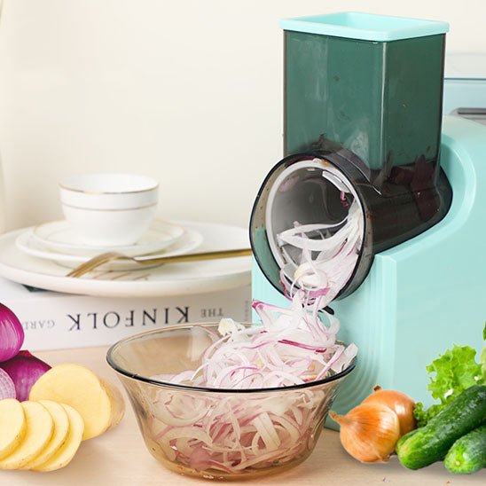 Mandoline électrique | Coupe légumes électrique - Spatule&Mandoline