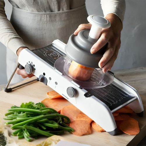 Mandoline japonaise | Coupe ajustable - Spatule&Mandoline