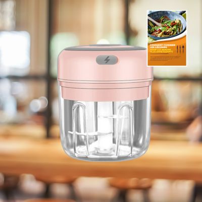 mini-hachoir-electrique-250ml-rose