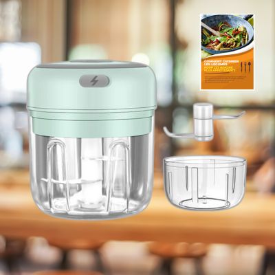 mini-hachoir-electrique-ensemble-vert