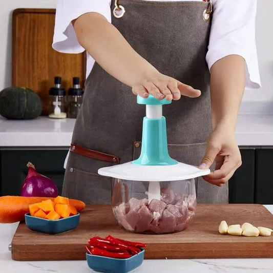 Mini hachoir | Piston manuel - Spatule&Mandoline