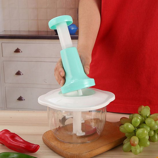 Mini hachoir | Piston manuel - Spatule&Mandoline