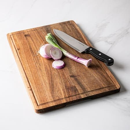 Planche à découper en bois | Avec rainure - Spatule&Mandoline