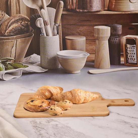 Planche à découper en bois | Plateau en bambou - Spatule&Mandoline