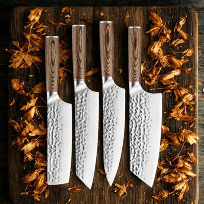 Set de couteaux de cuisine - Les Martelés Essentiels - Spatule&Mandoline