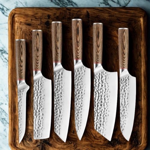 Set de couteaux de cuisine - Les Martelés Professionnels - Spatule&Mandoline