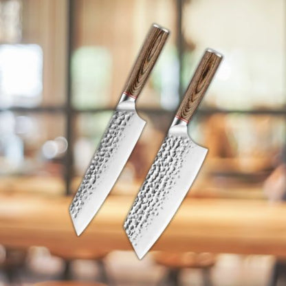 Set de couteaux de cuisine - Les Martelés Utilitaires - Spatule&Mandoline