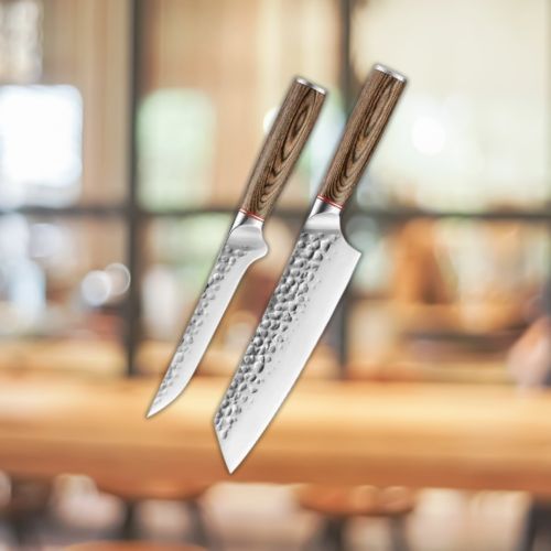 Set de couteaux de cuisine - Les Martelés Utilitaires - Spatule&Mandoline